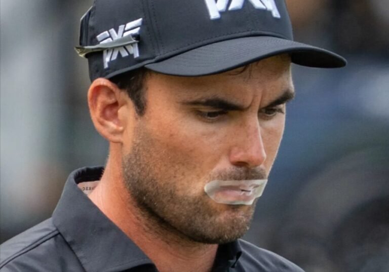 Golfer Tapes His Mouth Shut to Stay Calm on the Course