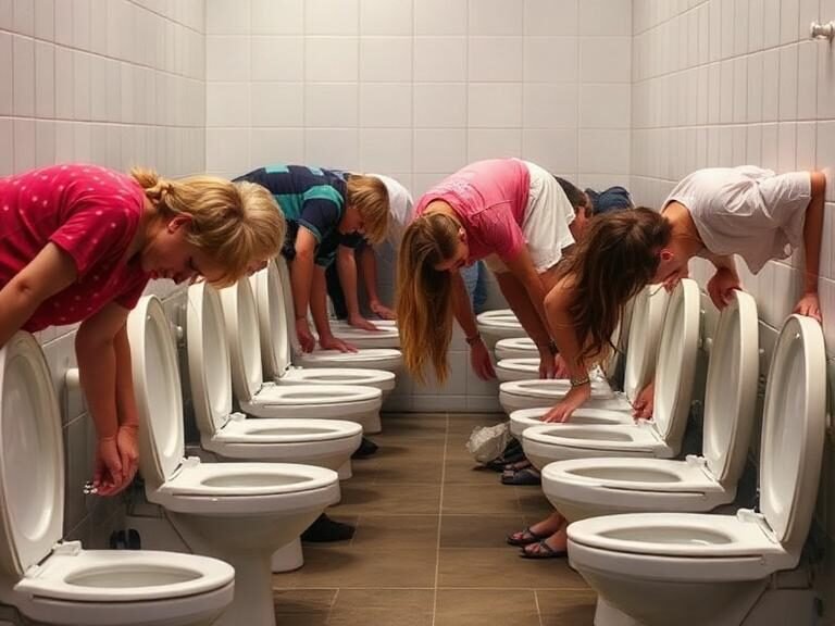 Toilet Drinking Contest Leaves the Internet Scratching Its Head